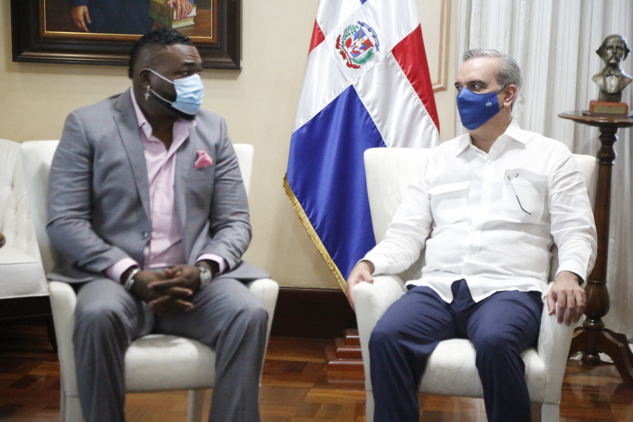 Presidente Abinader Recibe A David Ortiz ENREDADO RD