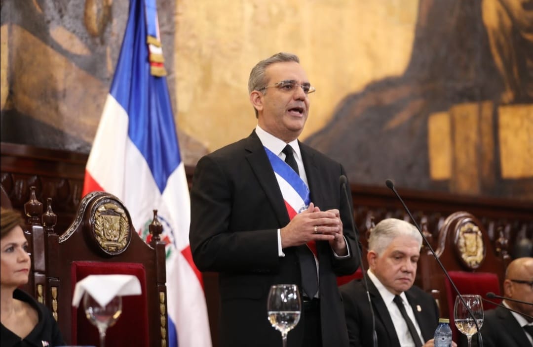 Presidente Luis Abinader ante la Asamblea Nacional