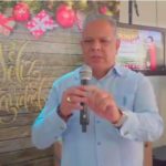 Félix Grullon, al momento de dirigirse a los presentes